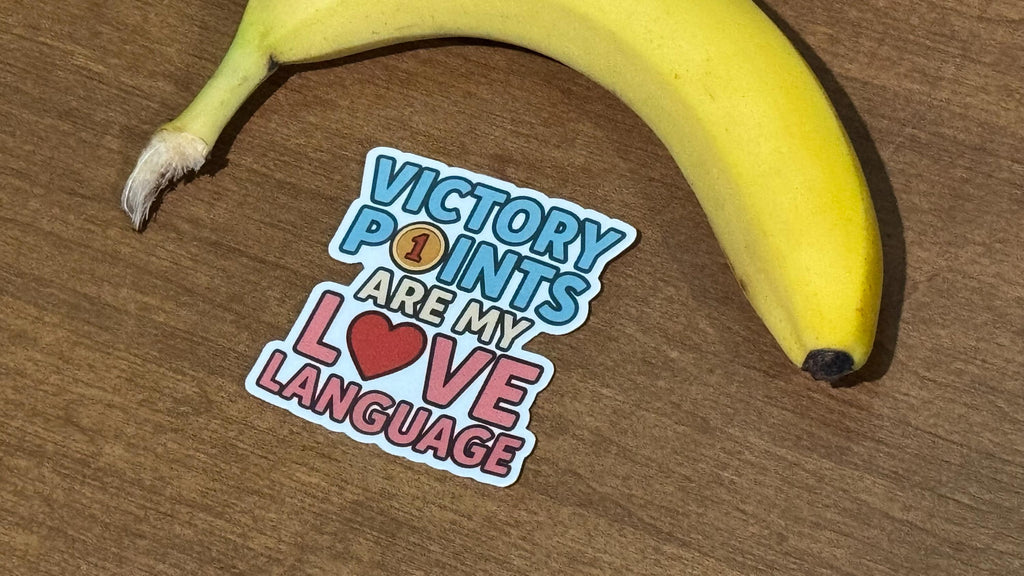 Victory Points are my Love Language Sticker Decal - Bumper Sticker for ttrpg nerds, D&D geeks, board gamers, Catan, Twilight Imperium