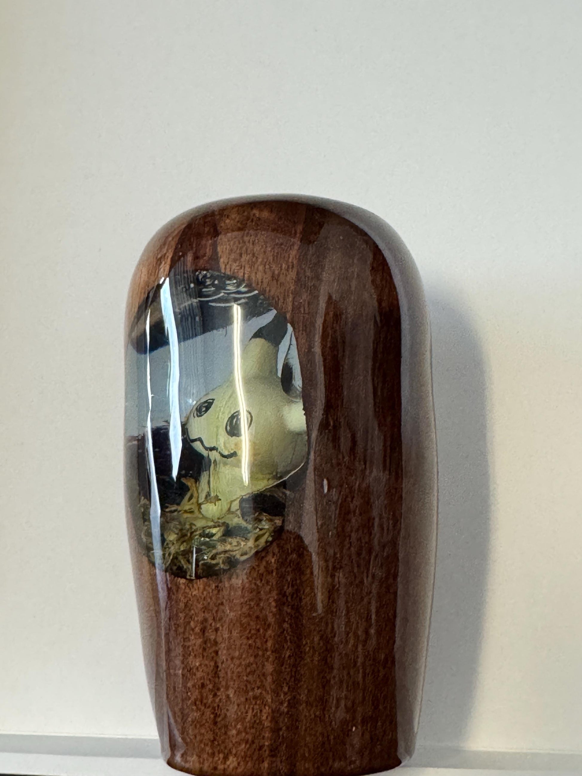 Custom Mimikyu Artisan Wood & Epoxy Resin Shift Knob – Unique Pokémon Gear Knob for the Geek Car Enthusiast!