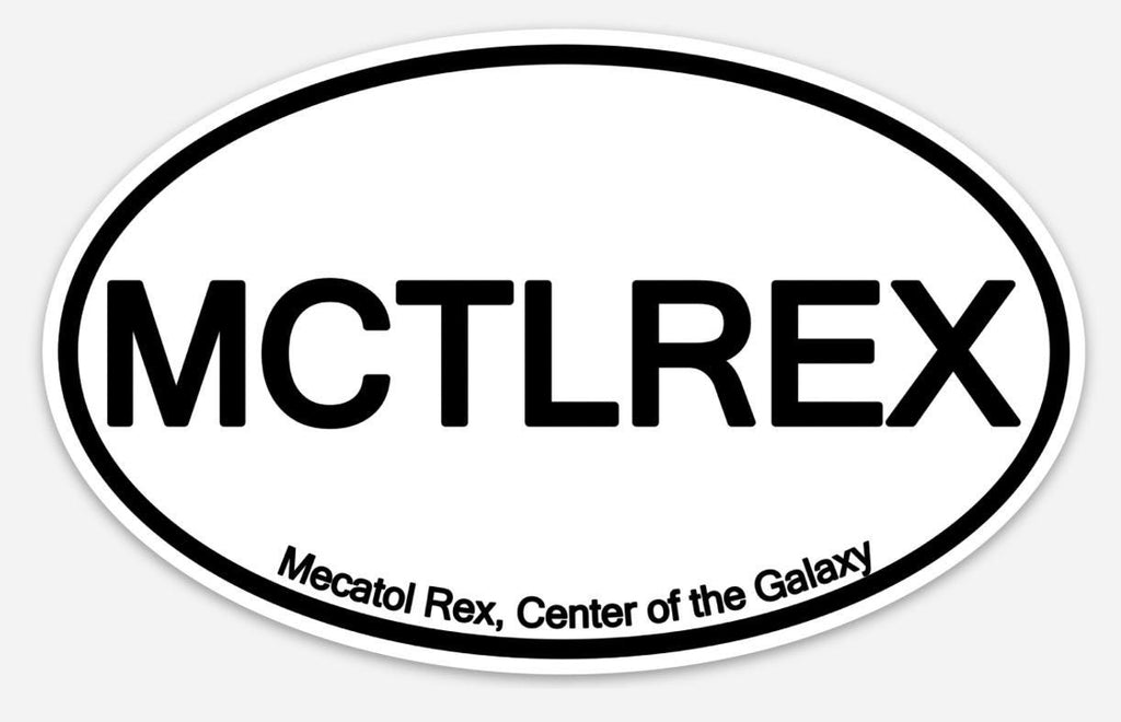 MCTLREX Mecatol Rex, Center of the Galaxy, Oval Place Sticker Decal - Bumper Sticker for ttrpg nerds, board gamers, Twilight Imperium 4