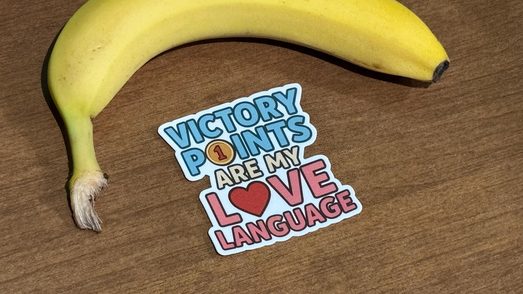 Victory Points are my Love Language Sticker Decal - Bumper Sticker for ttrpg nerds, D&D geeks, board gamers, Catan, Twilight Imperium